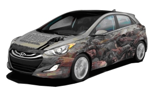 Hyundai Elantra Zombie Car